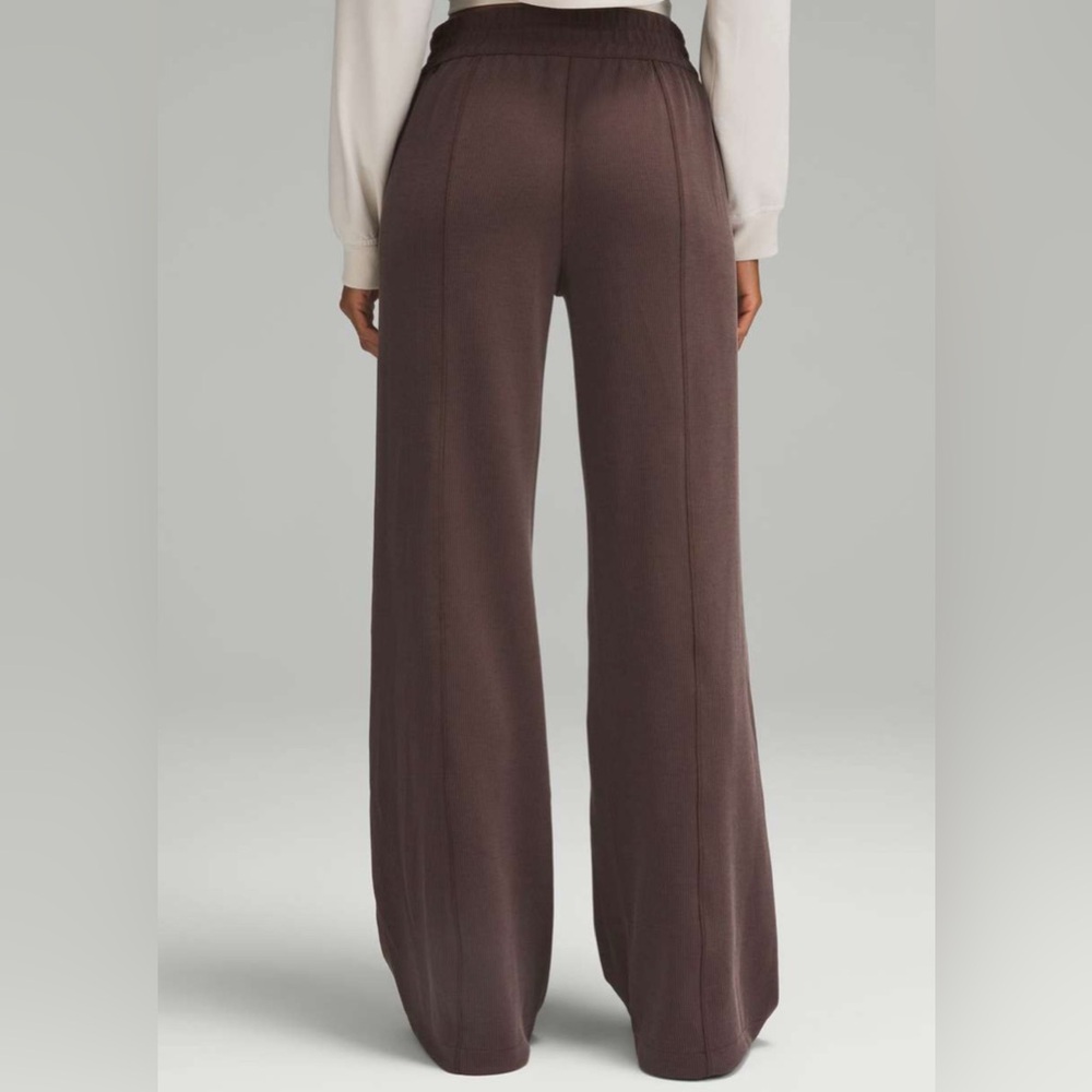 lululemon athletica Wide-Leg Pants in Deep Brown - Picture 3 of 8
